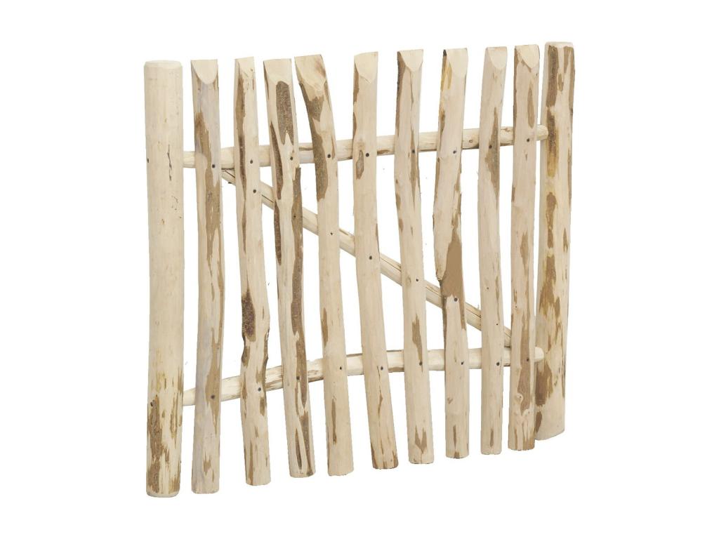 Portillon en noisetier