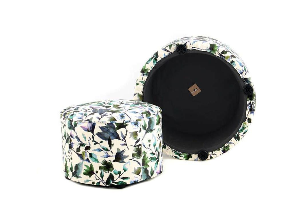 Poufs gain de place Vertchez 110 lot de 2