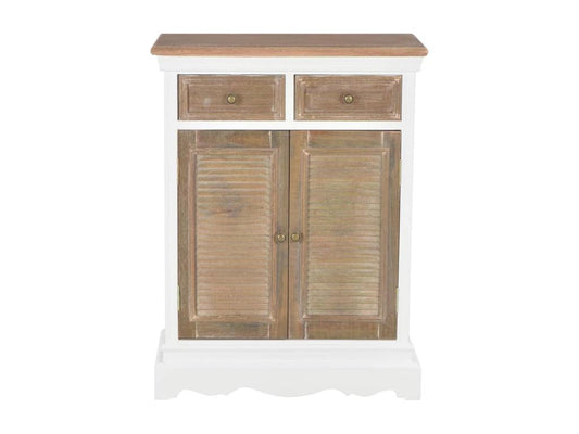Buffet Blanc 60x30x80 cm Bois massif