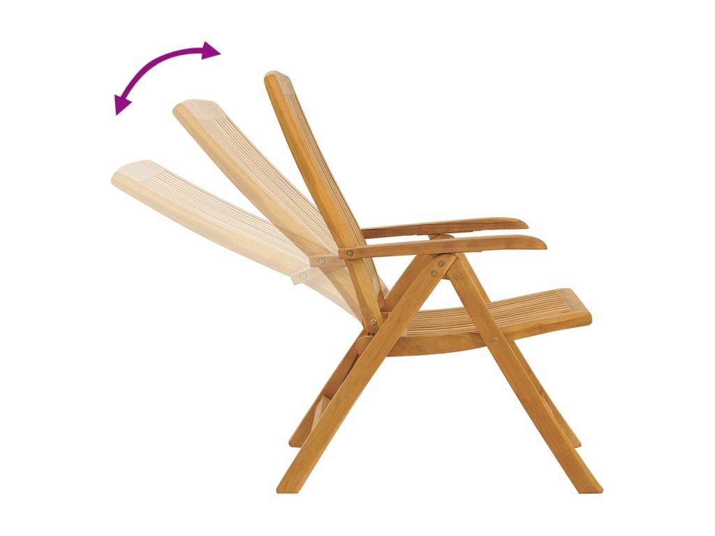 Ensemble à dîner de jardin 7 pièces Bois de teck solide