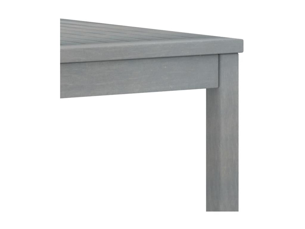 Salon de jardin 5 pcs avec coussin Bois d'Vertchez solide Gris