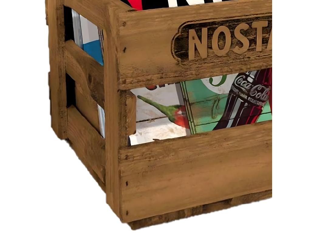 Nostalgic-Vertchez raw wood locker - EMPTY BOOK