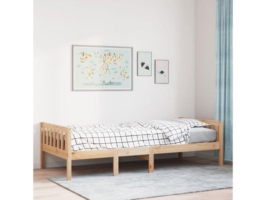 Lit pour enfants sans matelas 90x190 cm bois de pin massif