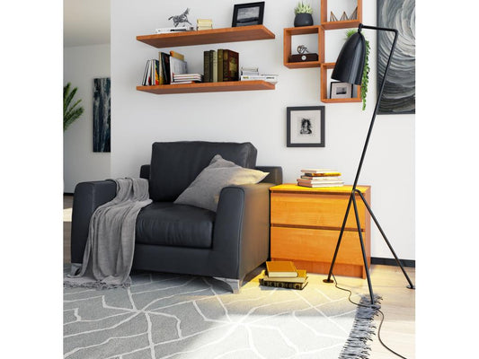 Table de chevet Vertchez K60 Aulne 60 cm 2 tiroirs façade Aulne 60x40x55 cm