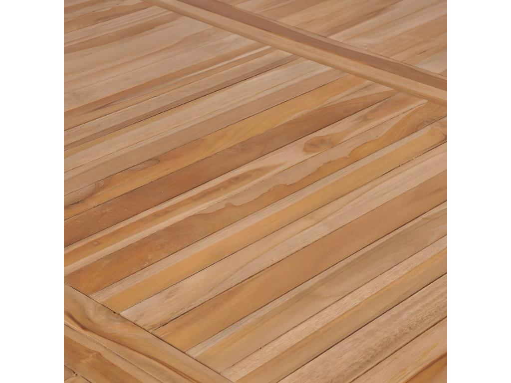 Table de jardin 200x100x77 cm Bois de teck solide