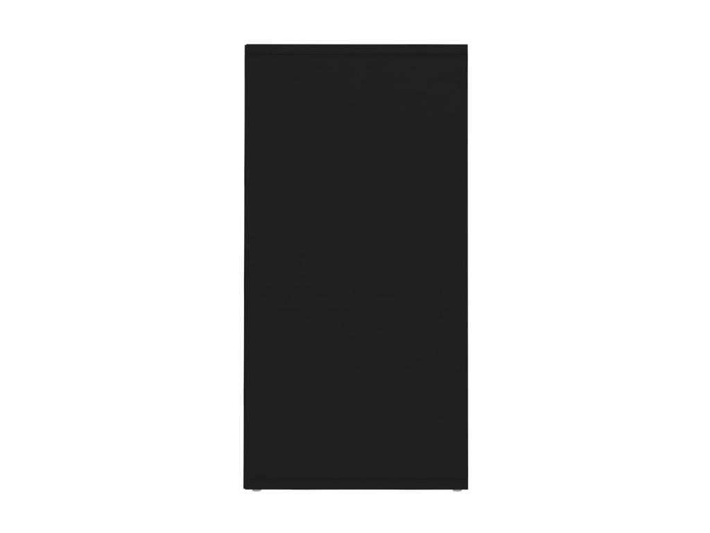 Armoires à chaussures 2 pcs Noir 31.5x35x70