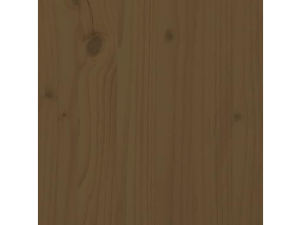 Tête de lit murale Marron miel 82.5x3x80 Bois massif de pin