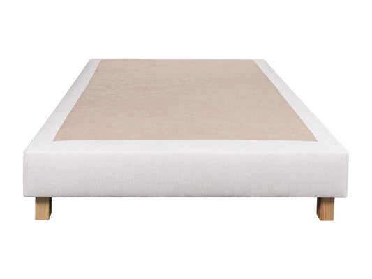 Ensemble Matelas 140x200 cm Vertchez 26 cm sommier beige