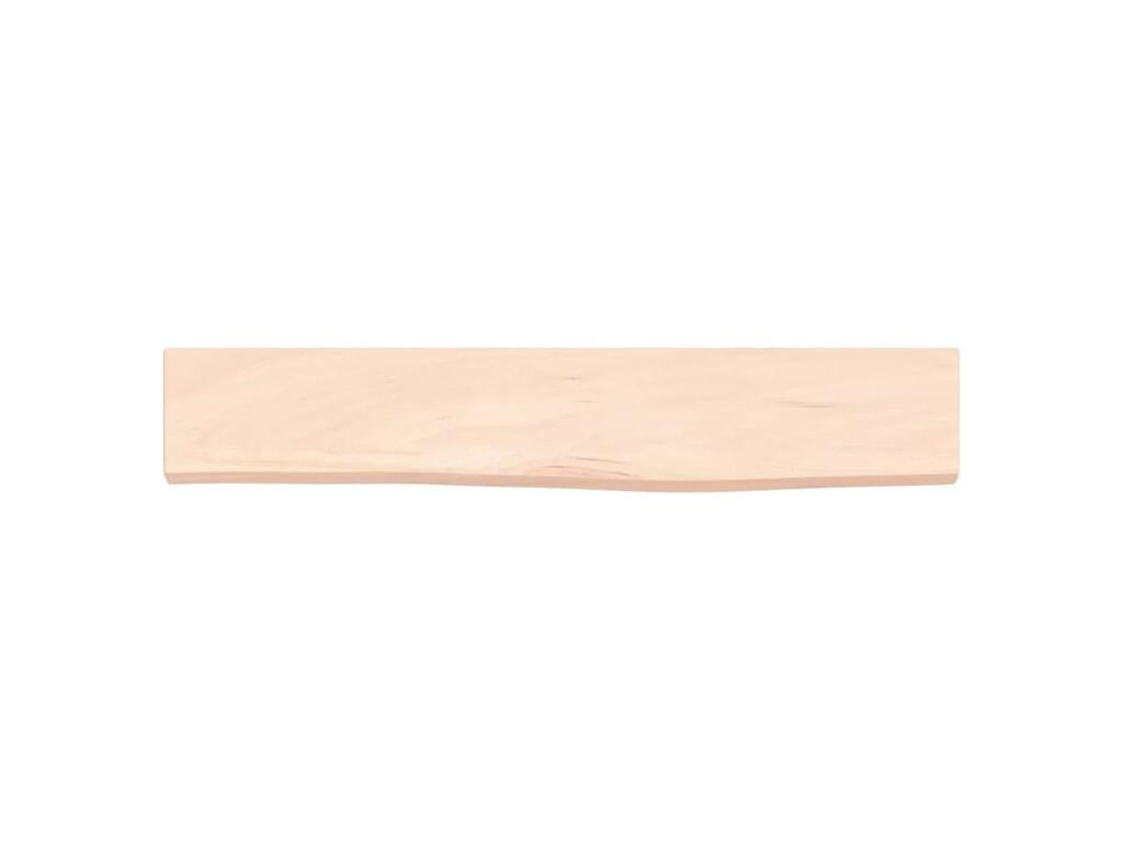 Étagère murale 60x10x2 bois de chêne massif non traité