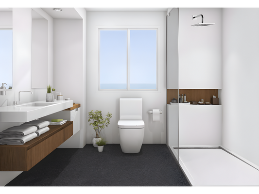 Receveur de douche 80x125 cm avec grille latérale Vertchez Slim Vertchez Ral 1001 en résine synthétique et poudre de marbre avec drain