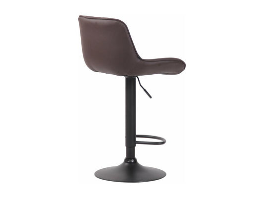 Lot de 2 tabourets métal marron 50x50x86 cm 10 0004278