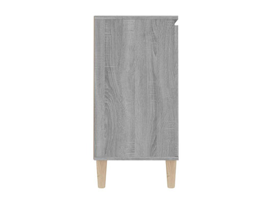 Buffet Vertchez gris 103.5x35x70 cm Bois d'ingénierie