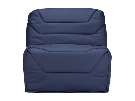 Fauteuil BZ 1 place 90x190 tissu matelas 9cm Vertchez-Couleur Noir