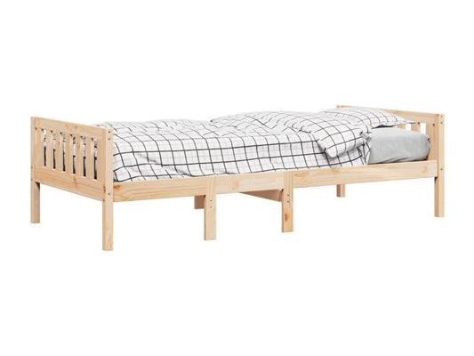 Lit pour enfants sans matelas 90x190 cm bois de pin massif