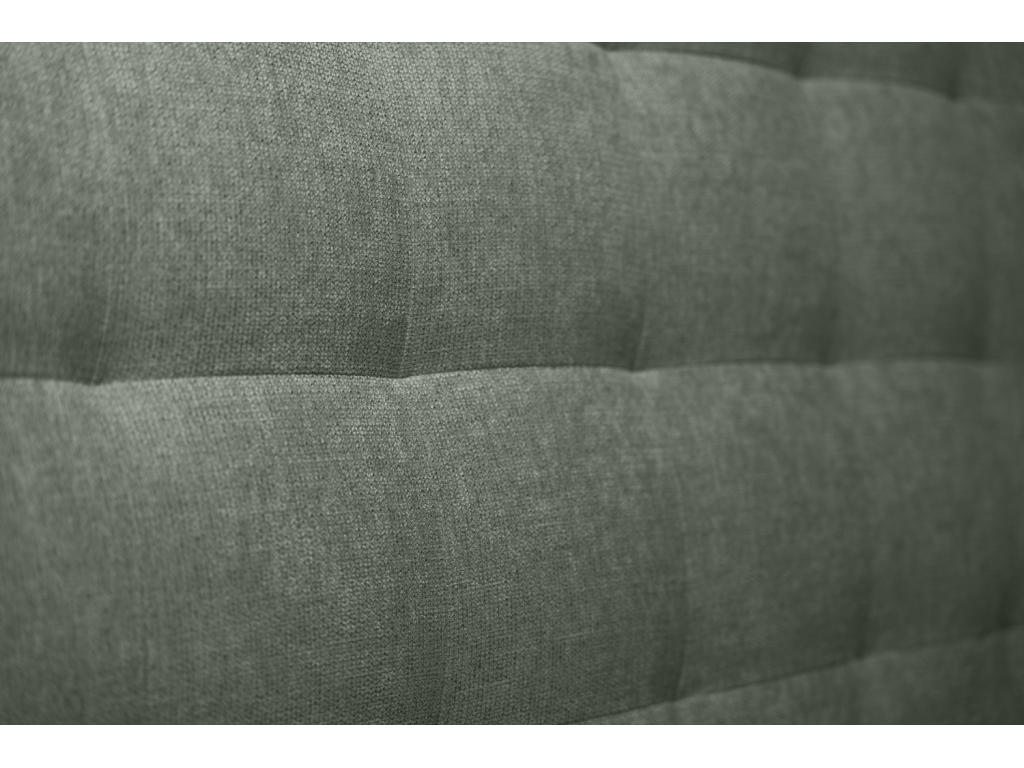 Tete de lit Capitonnée Tissu Vert L 150 cm - Ep 10 cm rembourré
