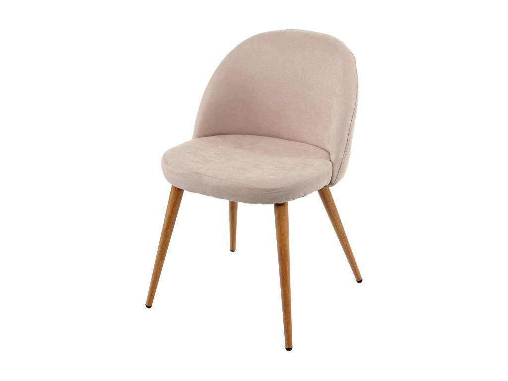 Chaise de salle à manger Vertchez-D53 lot de 4 beige