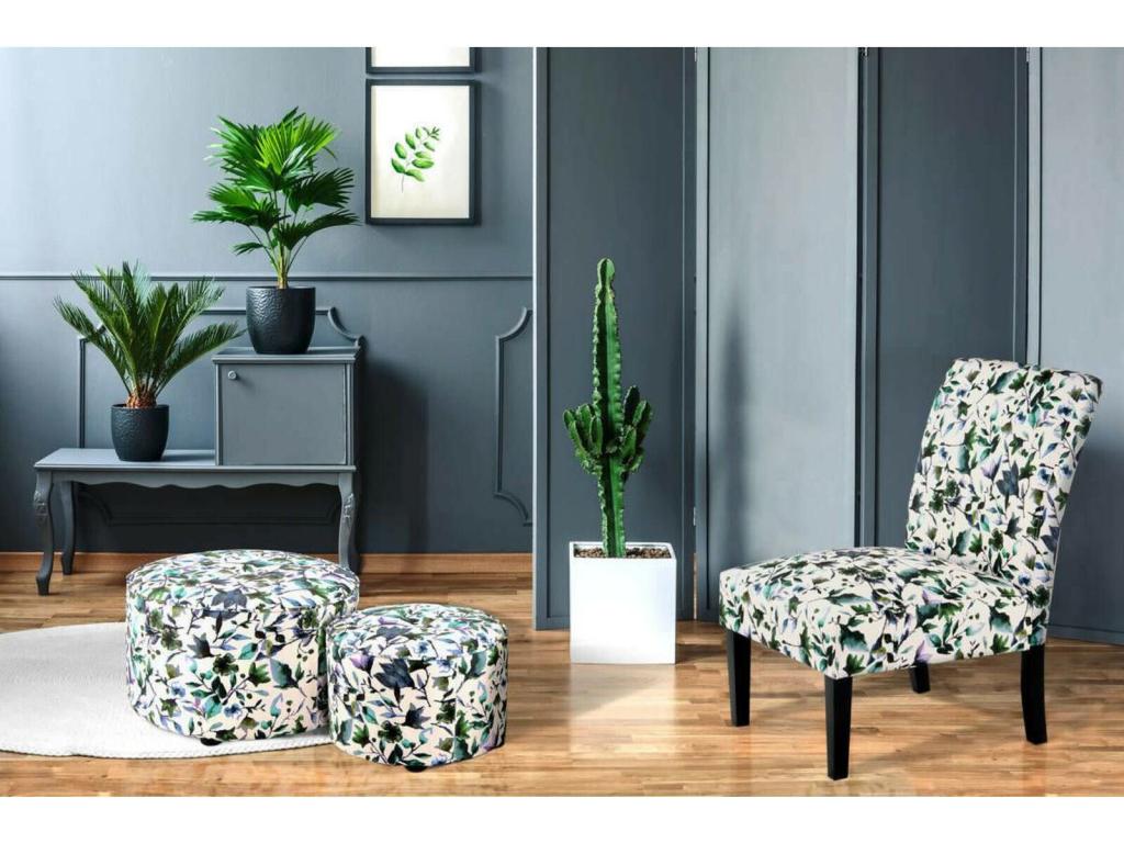 Poufs gain de place Vertchez 110 lot de 2