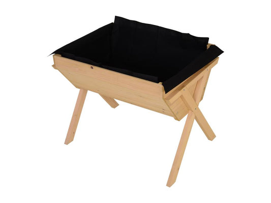 Jardinière sur pieds potager dim- 100L x 70l x 80H cm insert d'irrigation feutre de drainage inclus bois massif sapin