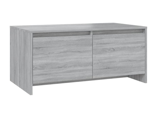 Table basse Vertchez gris 90x50x41.5 cm Aggloméré