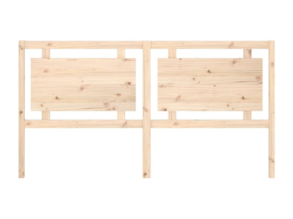 Tête de lit 185.5x4x100 cm Bois massif de pin