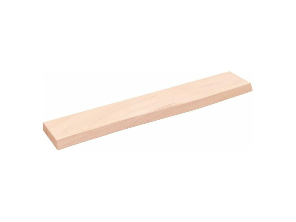 Étagère murale 60x10x2 bois de chêne massif non traité