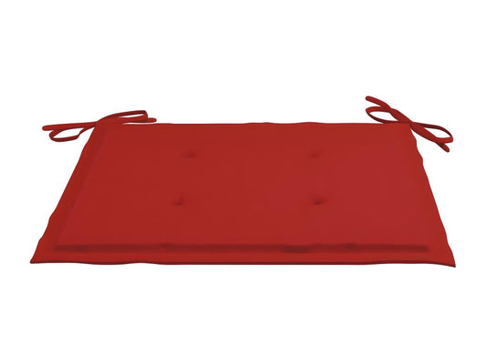 Mobilier à dîner d'extérieur pliable avec coussin 3 pcs Teck 41