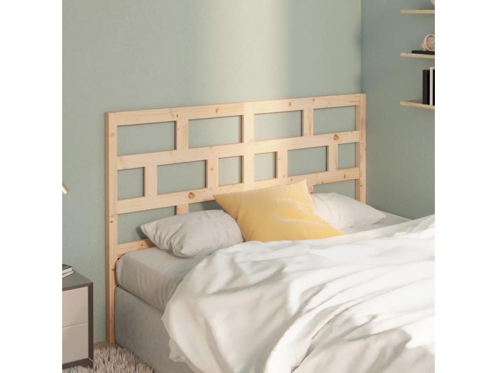 Tête de lit 141x4x100 cm Bois massif de pin