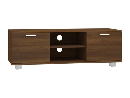 Meuble TV Chêne marron 120x40.5x35 cm Bois d'ingénierie