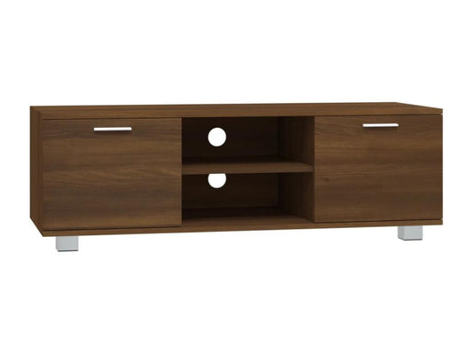 Meuble TV Chêne marron 120x40.5x35 cm Bois d'ingénierie