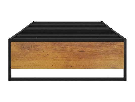 Cadre de lit Noir Métal 90x200 cm