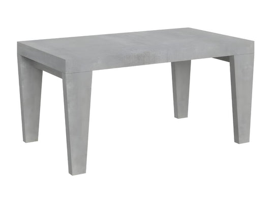 Table extensible 6 à 20 places gris cendré Vertchez 160 à 420cm-Support 4 pieds