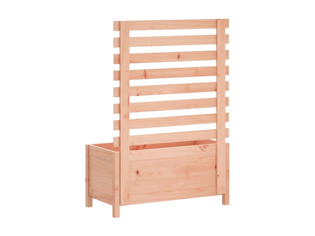 Jardinière avec support 79x39.5x114 cm bois massif Vertchez