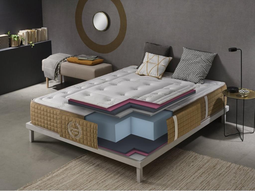 Matelas 90x200 mousse Vertchez confort - épaisseur 30 cm - ergonomiquee / orthopédique - soutien semi-ferme à ferme