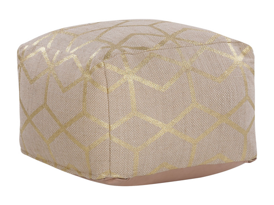 Pouf Vertchez 67 cm 67 cm Beige