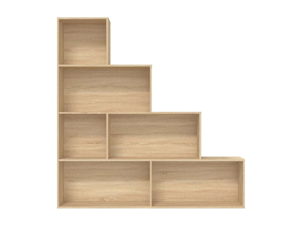 Bibliothèque/Séparateur de pièce Chêne Vertchez Bois d'ingénierie