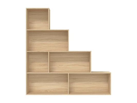 Bibliothèque/Séparateur de pièce Chêne Vertchez Bois d'ingénierie