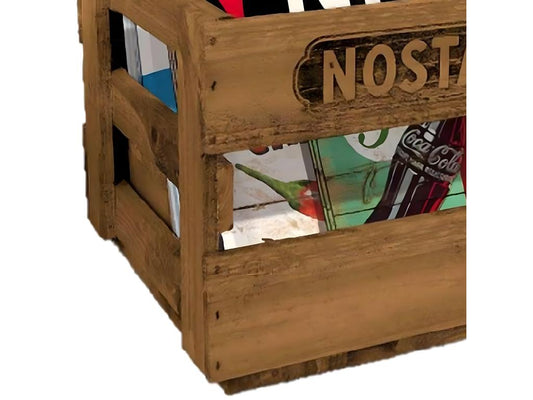 Casier en bois brut Nostalgic-Vertchez - LIVRE VIDE