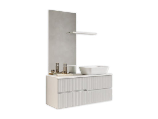 Composition 4 pieces Vertchez blanc Vertchez