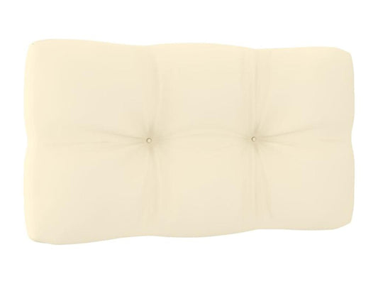 Salon de jardin 7 pièces avec coussins marron miel bois de pin