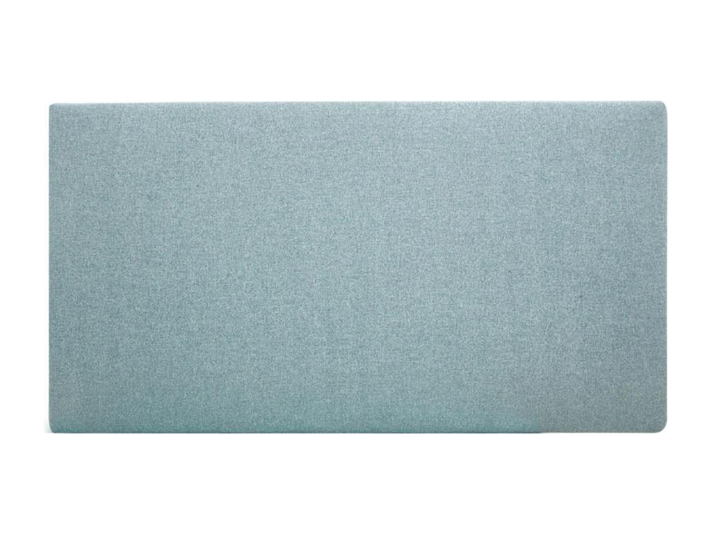 Tête de lit polyester lisse bleu-verte 135x80cm - Vertchez