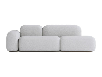 Max 3-Seater Modular Sofa in Light Grey Fabric