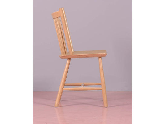 Chaise rustique en bois de chêne naturel - Vertchez - Chêne