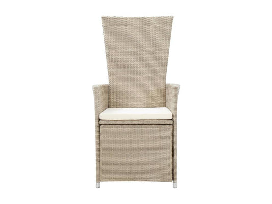 Ensemble de salle à manger de jardin 5 pièces Beige