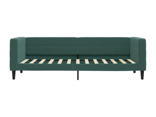 Lit de repos vert foncé 80x200 cm velours