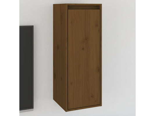 Armoire murale Marron miel 30x30x80 cm Bois de pin massif