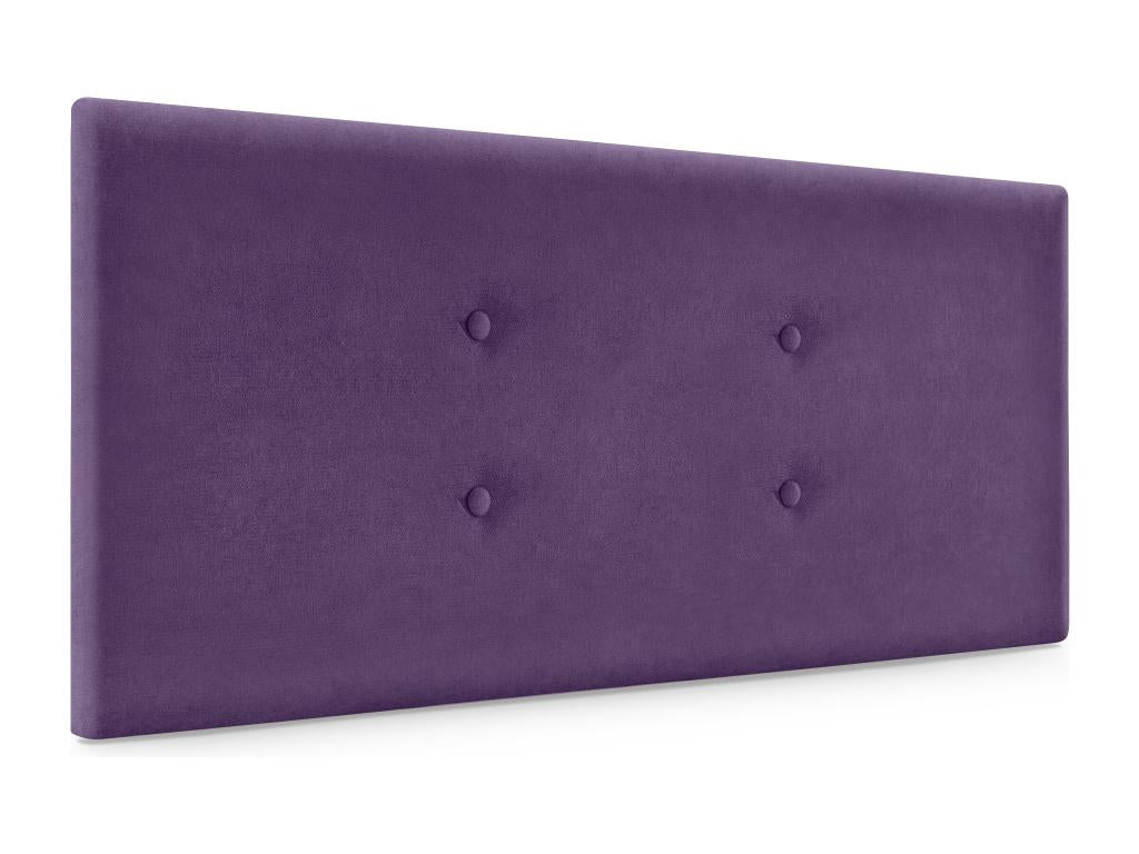 Vertchez Tête de lit en tissu Aqualine avec 2 Vertchezées de boutons 105x50cm Lits 105 - Vertchez