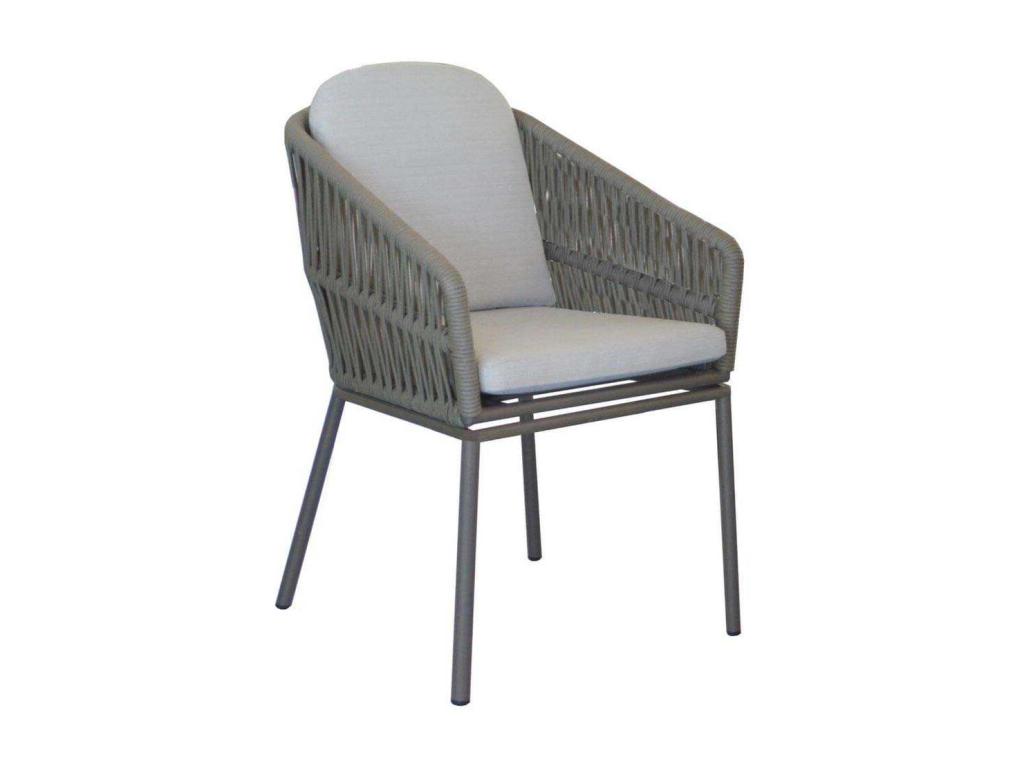Fauteuil de jardin en aluminium et résine synthétique Vertchez