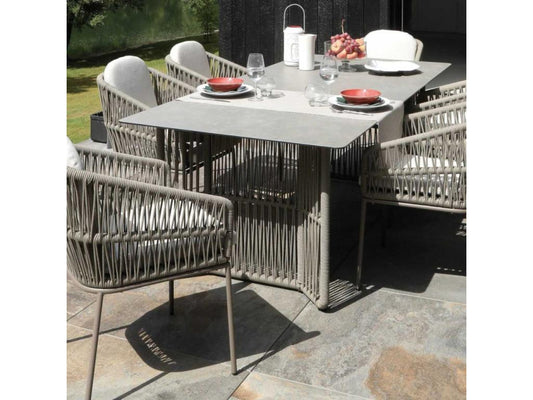 Fauteuil de jardin en aluminium et résine synthétique Vertchez