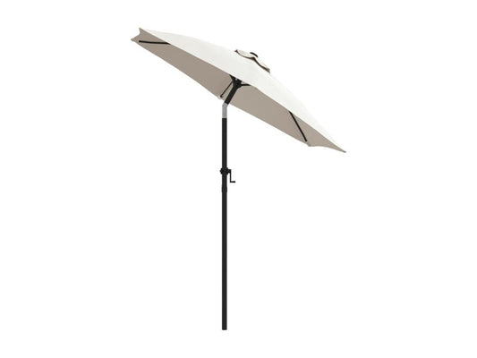 Parasol Blanc sable 200x224 cm Aluminium