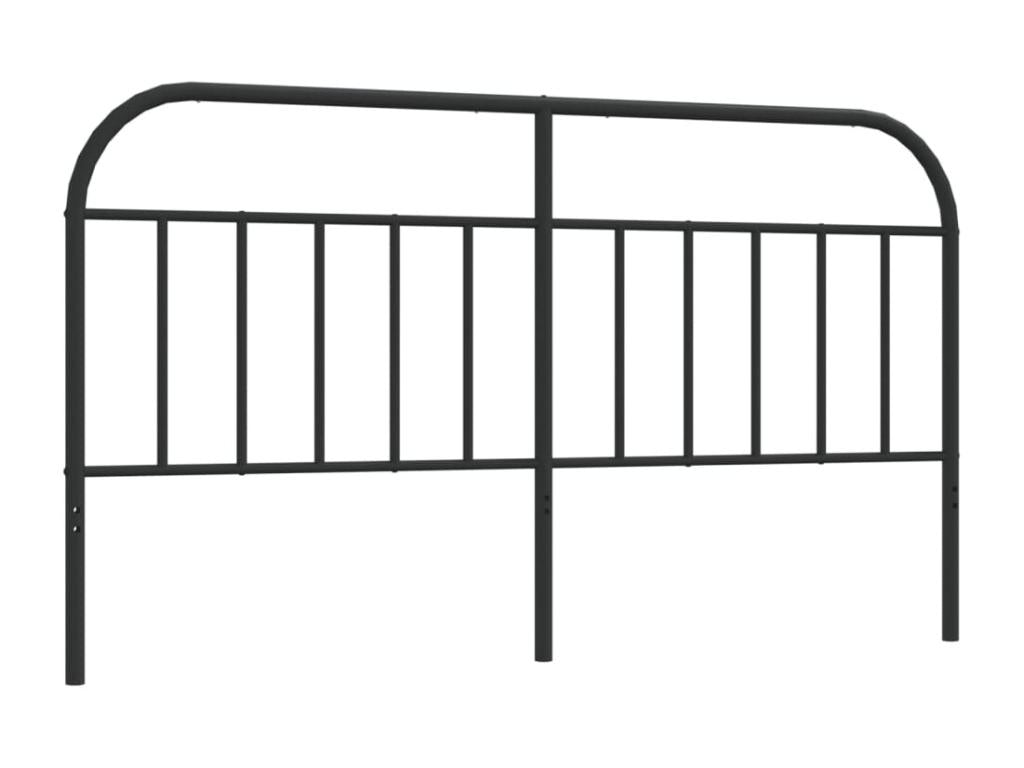 Tête de lit métal noir 160cm